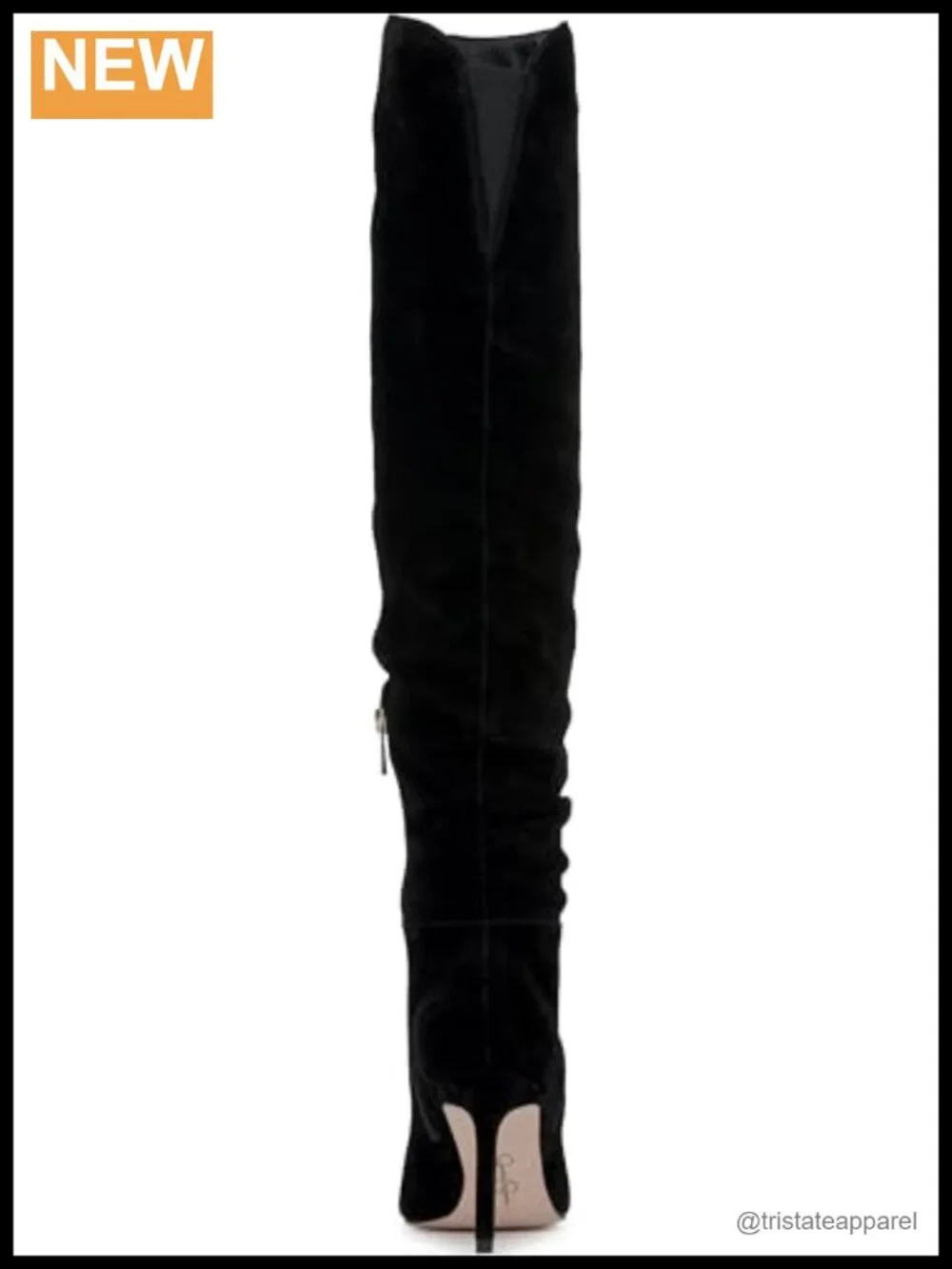 Over-the-Knee Suede Boots Stiletto Heel Pull-On Fall
